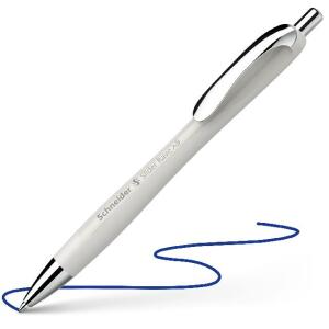 Kugelschreiber Slider Rave silver grey, Mine Slider 755 XB blau