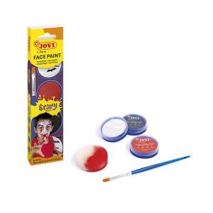 FACE PAINT Scary Schminke 3 Dosen a 8ml, farbig soriert