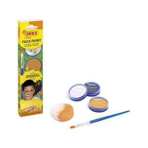 FACE PAINT Animal Schminke 3 Dosen a 8ml, farbig soriert