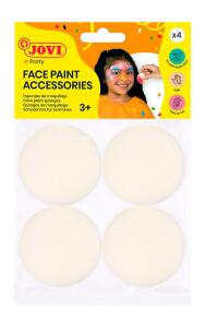 FACE PAINT Schminkschwämme Beutel mit 4 Stück