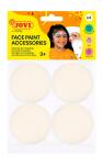 FACE PAINT Schminkschwämme Beutel mit 4 Stück