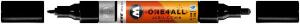 Acrylmarker One4All Twin Glossy #252 schwarz glanz