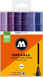 Acrylmarker One4All 227HS Violet Set
