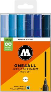 Acrylmarker One4All 227HS Blue Set