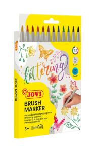 Pinselmarker Lettering 12er Schachtel, farbig sortiert