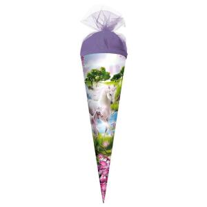 Motiv-Schultüte, Einzelartikel, 35 cm, rund, Tüllverschluss,