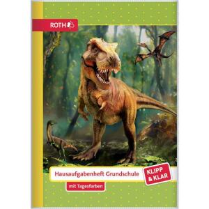 Roth Klipp&Klar Hausaufgabenheft T-Rex Welt