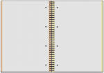 Roth Spiral Notizbuch mit fbg. Rändern A4 "Leaves"