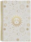 Roth Spiral Notizbuch mit fbg. Rändern A5 "Sun"