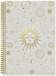 Roth Spiral Notizbuch mit fbg. Rändern A5 "Sun"