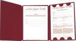 Roth Mappe "Mein letzter Wille" für 1 Person