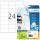 Herma Etiketten permanent haftend 70 x 36 mm Recycling-Papier naturweiss 20 Bl 480 Etik. LaserInkCopy
