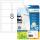 Herma Etiketten permanent haftend 99,1 x 67,7 mm Recycling-Papier naturweiss 20 Bl 160 Etik. LaserInkCopy