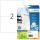 Herma Etiketten permanent haftend 210 x 148 mm Recycling-Papier naturweiss 20 Bl 40 Etik. LaserInkCopy