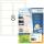 Herma Etiketten permanent haftend 99,1 x 67,7 mm Recycling-Papier naturweiss 80 Bl 640 Etik. LaserInkCopy