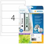 Herma Ordnerrückenschilder permanent 192 x 61 mm 20 Bl 80 Etik.