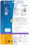 Herma Ordnerrückenschilder permanent 192 x 61 mm 20 Bl 80 Etik.