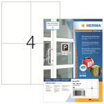 Herma Etiketten stark haftend wetterfest 105 x 148 mm weiss 80 Bl 320 Etik. LaserCopy