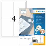 Herma Etiketten für Adressen permanent haftend 96 x 139,7 mm weiss 80 Bl 320 Etik. Inkjet