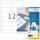 Herma Etiketten permanent haftend 97 x 42,3 mm weiss 80 Bl 960 Etik. LaserInkCopy