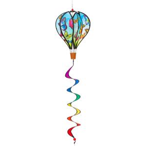 HQ Windspiel Hot Air Balloon Twist Butterflies Mini