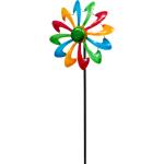 Kinetic Art Metal Wind Spinner: Single Windmill -...