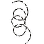 HQ Drachenschwanz Tube Tail Black & White Gradient 24 m - 2. Wahl