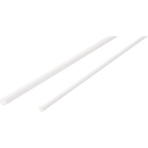 Drachenzubehör Fiberglas, weiß Ø 3mm, Vollstab -- 2m