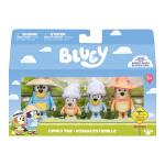 Moose Toys BLUEY Figuren 4-Pack - Familie Heeler auf Reisen