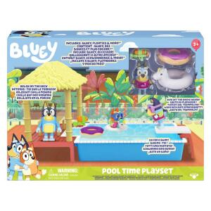 Moose Toys BLUEY S4 Pool Time Fun-Spielset