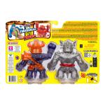 Moose Toys Heroes of Goo Jit Zu: Stretch Strikers - Knight Blazagon vs. Gladiator Corruptagon