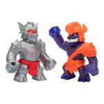 Moose Toys Heroes of Goo Jit Zu: Stretch Strikers - Knight Blazagon vs. Gladiator Corruptagon