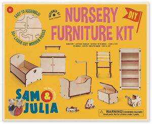 Sam & Julia Mäusehaus-Zimmer: DIY Möbel-Baukastenset: Babyzimmer