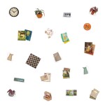 Sam & Julia Miniaturgegenstände aus Papier: Wohnzimmer DIY-Set