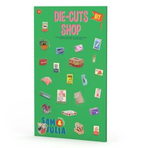Sam & Julia Miniaturgegenstände aus Papier: Kaufmannsladen DIY-Set