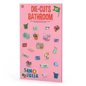 Sam & Julia Miniaturgegenstände aus Papier: Badezimmer DIY-Set