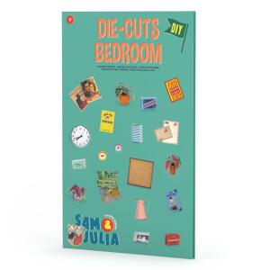 Sam & Julia Miniaturgegenstände aus Papier: Elternschlafzimmer DIY-Set