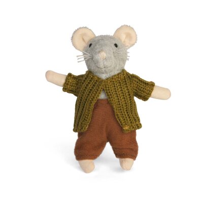 Sam & Julia Plüsch-Maus: Sams Vater 12 cm Baumwolle & Polyester ab 18 Monate