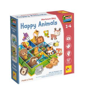 Lisciani Montessori Baby - Happy Animals (Assoziationsspiel)