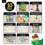 Lisciani Montessori Die Lernspielsammlung 10 pädagogische Spiele