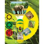 Brainstorm Taschenlampenprojektor Diashow Wilde Tiere