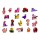 Wooden City Blooming Flowers L