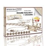Wooden City Round Rails + Crossing