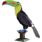 Metal Earth Tiere Keel-billed Toucan Regenbogentukan...