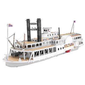 Metal Earth Schiffe Sultana Steamboat (Mississippi-Dampfer)