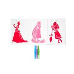 Canenco Disney Princess - Sprühstift-Set (3er) im A4-Umschlag