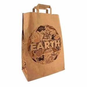 Papiertragetasche Naturkraft 80g braun 32x16x45cm
