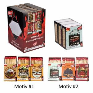 Streichhölzer Prof Chef Matches DL16 Outdoor 3x 100 Stück 6fach sortiert
