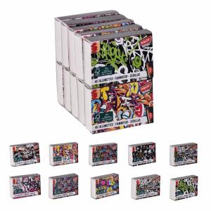 Streichhölzer Prof Pocket Matches DL10 Graffitti 10x 40 Stück 10fach sortiert