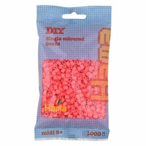 hama Bügelperlen pastellrot 1000 Stück Beutel
